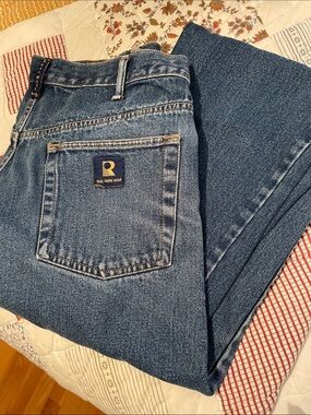 Real Work Wear men’s straight leg denim jeans in size 36 x 32